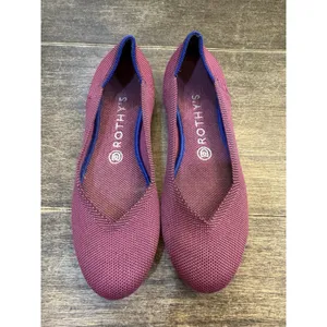 Rothy's Women's Size 8 The Flat Ballet Shoes Round Toe Color Purple thumbnail 2