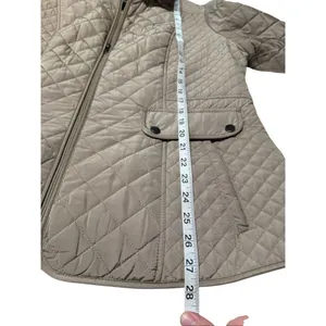 Liz Claiborne Womans quilted Jacket Tan Sz XL NWOT thumbnail 6