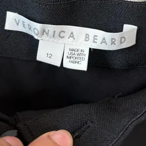 Veronica Beard Classic Black Scuba Leggings Pant Size 12 thumbnail 3