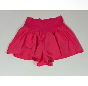 Offline by Aerie Hot Pink High Rise Flounce Workout Shorts Bottoms Size S 🩷✨ thumbnail 2