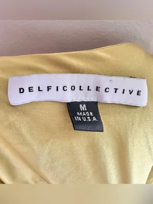 Delfi Collective Oriana Satin Scoop-Neck Maxi Dress in Olive thumbnail 8