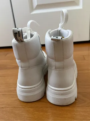 Dr. Martens Combs Boots in White thumbnail 5