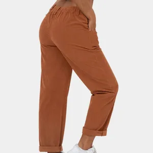 Halara Bombay Brown Mid Rise Corduroy Pants New with Tags thumbnail 6