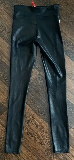 SPANX Faux Leather Side Stripe Leggings thumbnail 6
