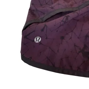 Lululemon Speed Shorts Size 6 Star Crushed Black Cherry Running Pockets Fitness thumbnail 6
