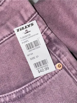 NEW full tilt from tilly’s cargo jeans Purple Size 31 thumbnail 3