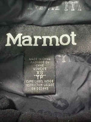 Marmot Quilted Vest Size XS Black Insulated Full Zip thumbnail 6