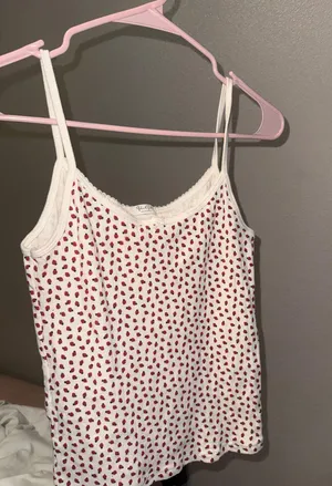 Brandy Melville Strawberry Top Tank John Galt thumbnail 1