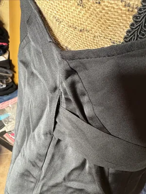 NWT Free People Like Me or Love Me Black Wrap Mini Slip Dress Size Small thumbnail 6