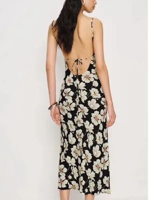 Reformation Zia Dress in Oriole XS thumbnail 5
