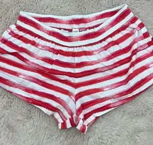 Victoria’s Secret pink red striped small pajama bottom thumbnail 1