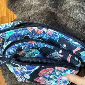VERA BRADLEY Floral Quilted Cosmetic Bag Set thumbnail 10