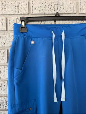 Figs Zamora Jogger Scrub Pants Royal Blue Size XS Petite thumbnail 4
