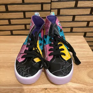 Ground Up Disney Nightmare Before Christmas High Top Lace Up Sneakers‎ Size 9 thumbnail 3