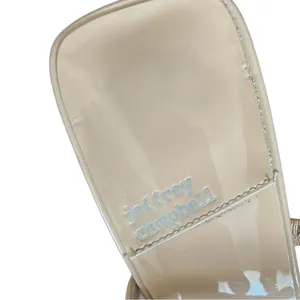 JEFFREY CAMPBELL Patent Leather Hustler Open Toe Heels thumbnail 11