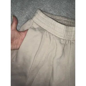 Nike Phoenix Fleece High Waisted Oversized Sweatpants Womens XS Beige Joggers thumbnail 4