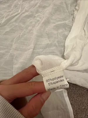Women’s Lightweight White Button thumbnail 2