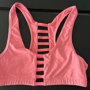 Victoria's Secret PINK Coral Ladder-Back Racerback Sports Bra thumbnail 3