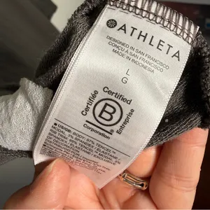 Athleta Draped Open-Front Cardigan - Charcoal Gray Large thumbnail 9