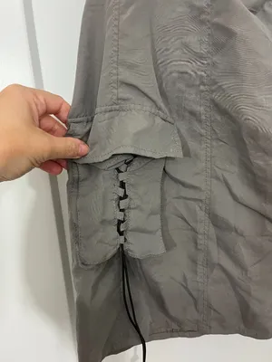 Motel Rocks XS Extra Small Gray Schmidt Cargo Mini Dress thumbnail 6