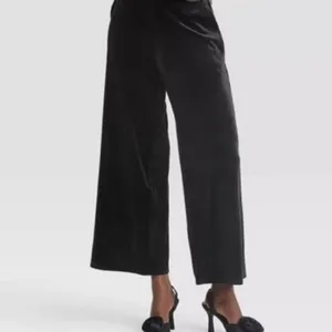 A New Day‎ Women's Halter Black Velvet Sleeveless Jumpsuit - M thumbnail 11