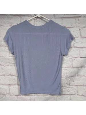 Brandy Melville Ribbed Short Sleeve Small T-Shirt thumbnail 7