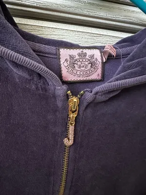 Juicy Couture Velour Purple Jacket thumbnail 2