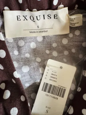 Anthropologie The Tobie Tie-Neck Shirt Dress by Exquise, Size S thumbnail 15