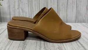 Womens Size 6.5 Frye Leather Slip On Sandals EUC thumbnail 1