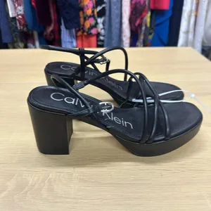 Calvin Klein Women's Liliana Black Strapy Heel Size 7.5 NWOT thumbnail 4