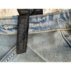 Zara Women's Light Blue High Waisted Wide Leg Jeans Size 6 EUC thumbnail 8