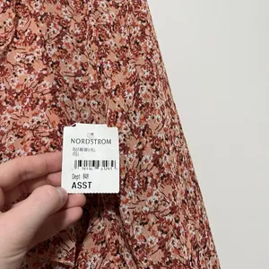 Maeve Anthropologie Sirena Ruffled Tunic Puff Sleeve Ruffle Dress Size Medium‎ thumbnail 6