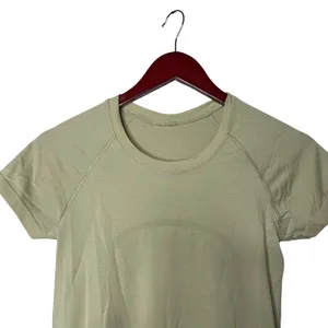 Lululemon tech swiftly short sleeve t shirt in lime green sz 6 thumbnail 3