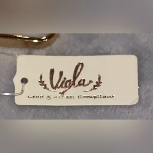 Vigla NWT Orange/White Game Day Football Seed Bead Sequin Keychain Wristlet thumbnail 5