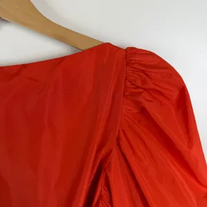 Cinq à Sept Delilah Mini‎ Dress Size 4 Fire Coral Fit and Flare Designer Party thumbnail 5