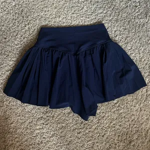 Offline by Aerie Navy Pleated Shorts thumbnail 3