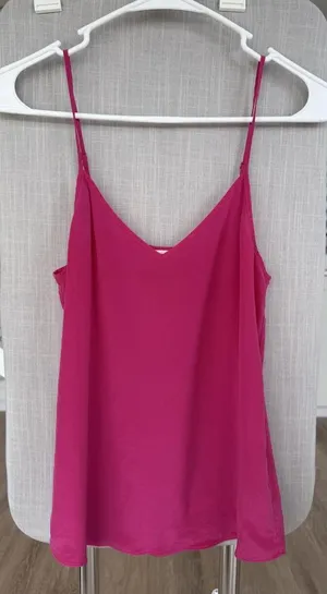 Aritzia Pink Silk Cami Top XXS thumbnail 1