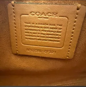 Coach Demi Sufflette Black Pebbled Leather Shoulder Bag Vintage Pouch Purse thumbnail 6