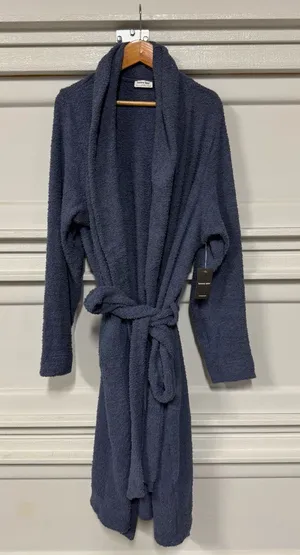Tommy John Women's Plush Robe M/L Nightshadow Blue New thumbnail 1