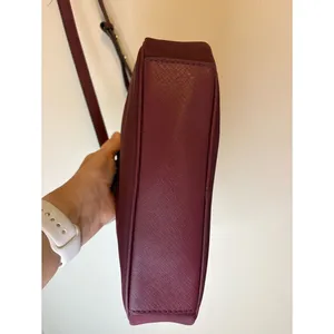 Michael Kors Burgundy Nylon Crossbody Camera Bag Gold Hardware thumbnail 4