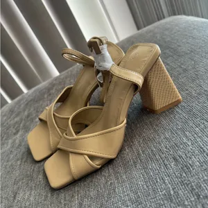 Amazon Elegant Beige Strappy Heels thumbnail 2
