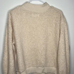Porridge Sherpa Balloon Sleeve Crewneck Sweater Sweatshirt thumbnail 11