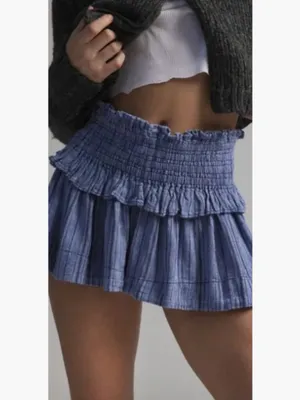 Urban outfitters Kimchi Blue Aria High-Rise Linen Micro Short thumbnail 3