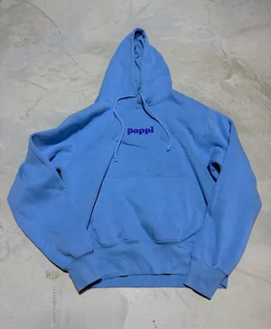 Poppi target Blue Pullover Hoodie medium thumbnail 1