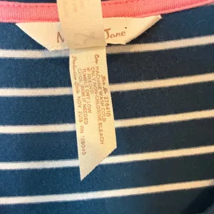 Matilda Jane Blue White Striped V-Neck Maxi Pocket Size L Cozy Beach Lounge‎ thumbnail 3