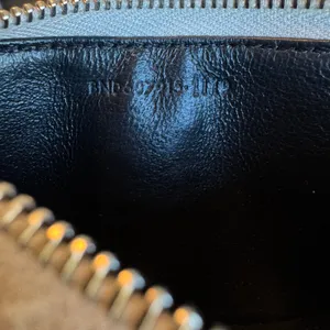 Saint Laurent YSL Cassandra Gray Leather Coin Purse Wallet thumbnail 11