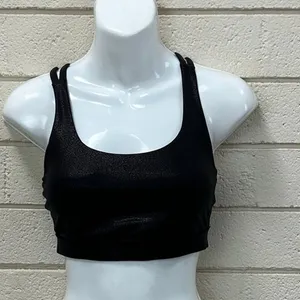 Lululemon Energy strappy black sports bra size 6 thumbnail 6