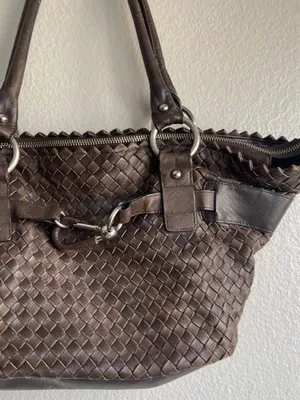 Nuovedive Leather Brown Handbag Shoulder Women’s Made in Italy thumbnail 7