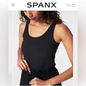NWT Spanx Casual Fridays Cargo Maxi Dress in Black Sz XS‎ $168 thumbnail 4