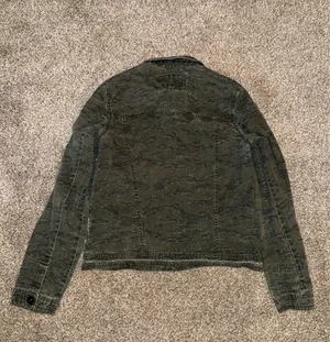 Hurley Green Camo Tiger Stripe Denim Jacket thumbnail 2